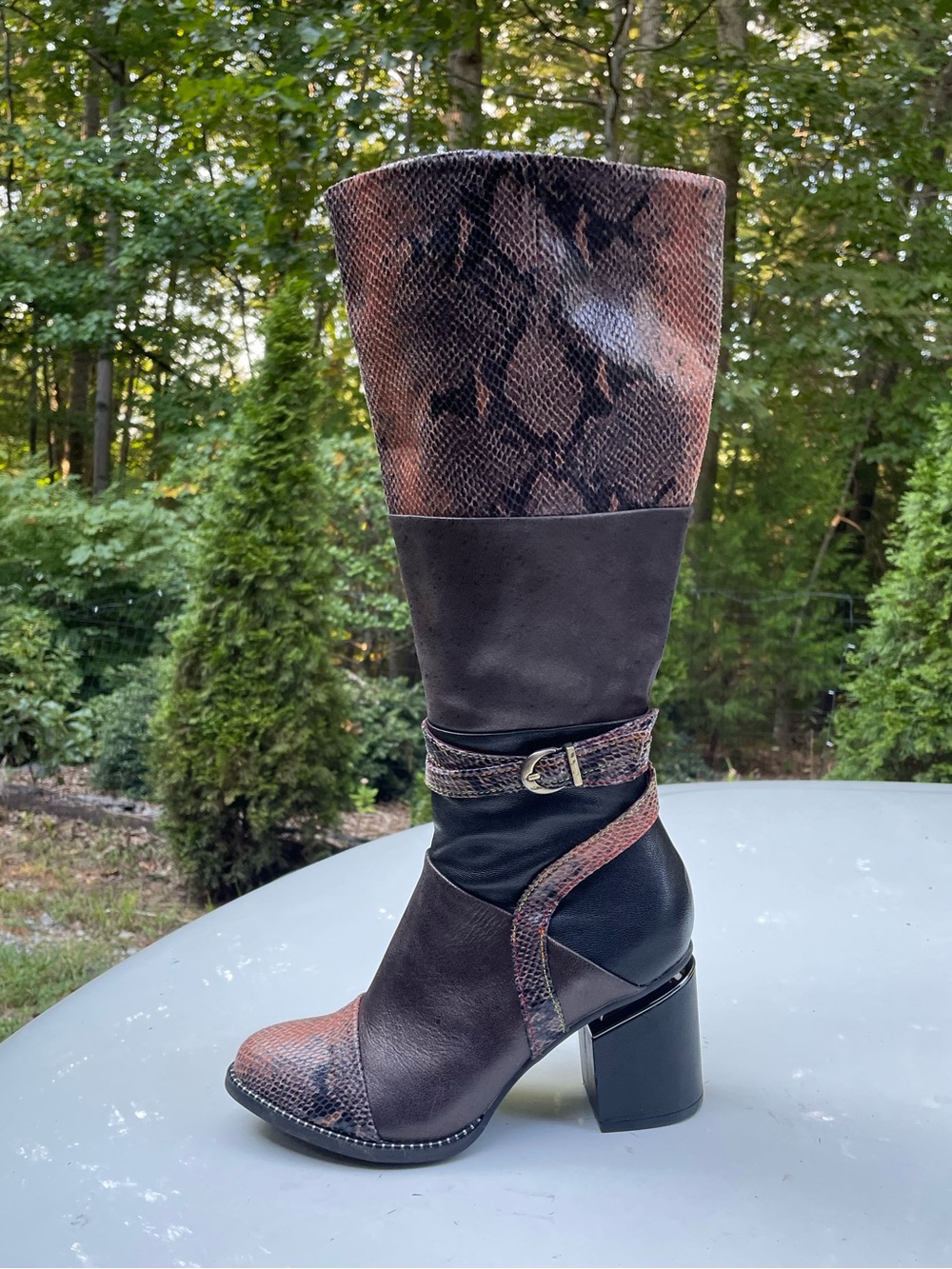Spring Step L’artiste Exguisitie Tall Heeled Boots Size 39